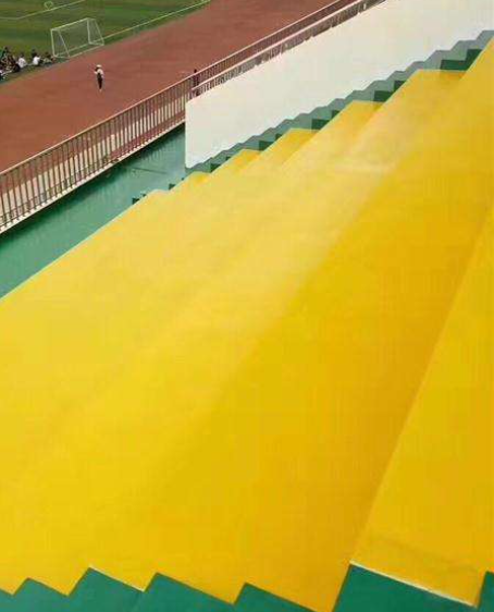 滦县球场台阶翻新修补改造